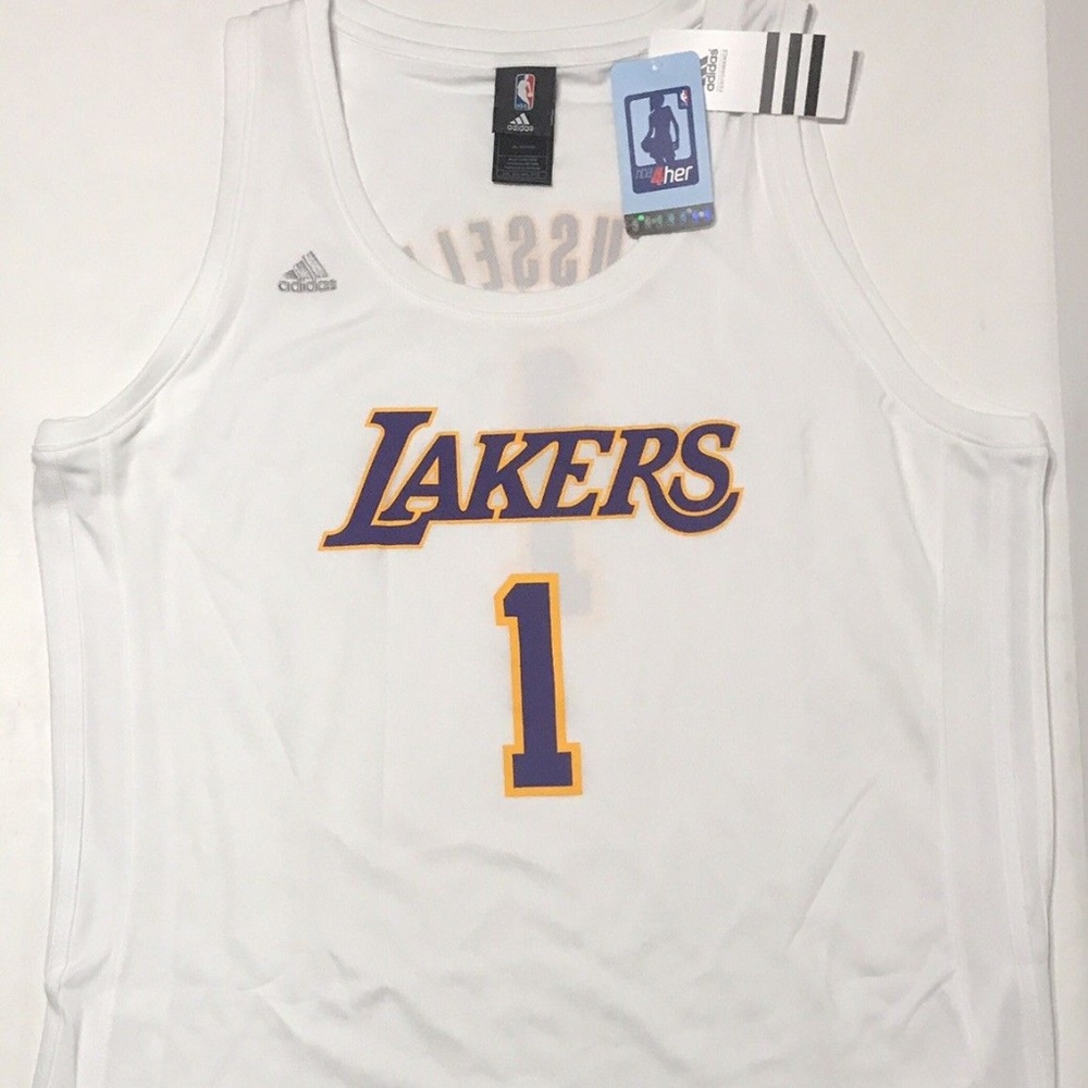 Women's ADIDAS LAKERS D'ANGELO RUSSELL Jersey XXL